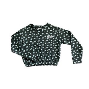 Hurley Girls Floral Print Crop Sweater
